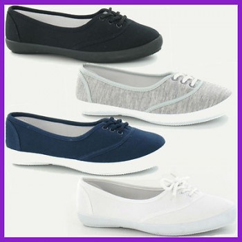 Ladies' Canvas Shoes Size 3-8